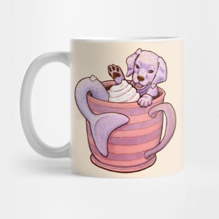 Sweet Fantasy Mermaid Puppy Mug